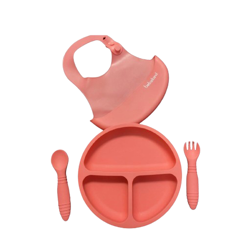 4pc silicon feeding set