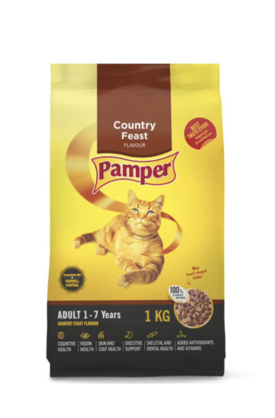 pamper cat food 1kg -2kg